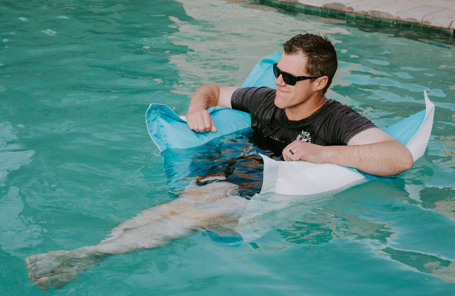 Water Lounger Floating Pool Bean Bag