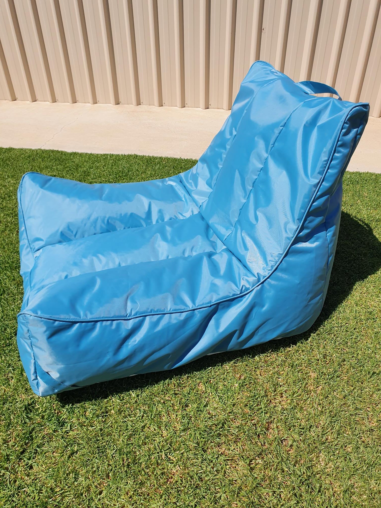 Water Chair floating pool bean bag aqua blue