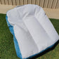 Water Chair floating pool bean bag aqua blue.