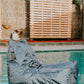 Water chair charcoal floating pool bean bag