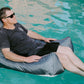 Water chair charcoal floating pool bean bag